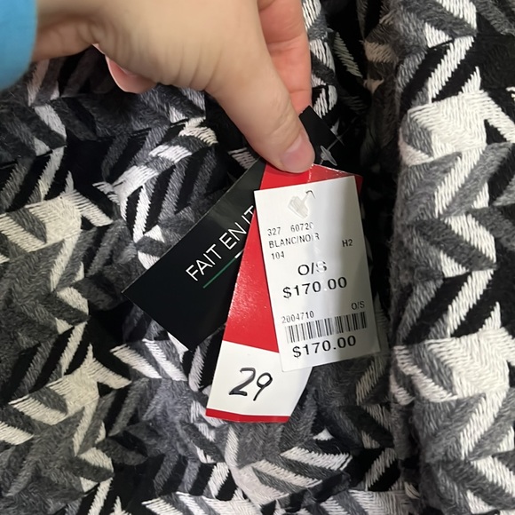 Froccella chevron coat - O/S - Picture 6 of 7